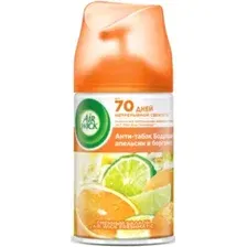 Сменный блок для освежителя воздуха Air Wick Freshmatic 250 мл (Анти-табак, бодрящий апельсин и бергамот)