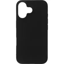 Чехол для телефона BoraSCO Silicone Case для Apple iPhone 16 73513 (черный)