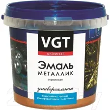 Эмаль VGT ВД-АК-1179 Универсальная Металлик (1кг, золото)