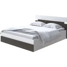 Кровать PROxSON Milton с ПМ 140x190 (белый/дуб кантербери)