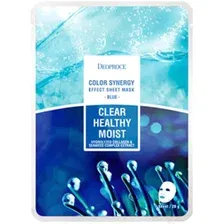Маска для лица тканевая Deoproce Color Synergy Effect Sheet Mask Blue  (20г)