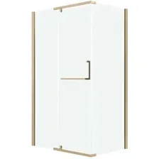 Душевой уголок Grossman Pragma 110x80x195 120.K33.03.1180.32.00 (золото сатин/прозрачное стекло)