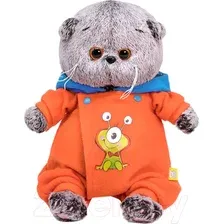 Мягкая игрушка Budi Basa Басик Baby в комбинезоне с монстриком / BB-075