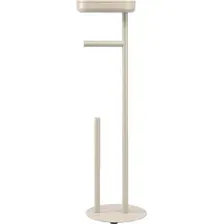Стойка для туалетной бумаги с ершиком Bergenson Bjorn Slim / BB0000946 (светло-серый)