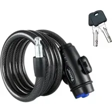 Тросовый велосипедный замок Tonyon 12x1200 588K-1212 (черный)