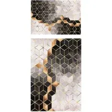 Коврик для ванной Lemir home HT 322 (100x60/40x60)