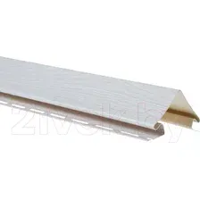 Угол для сайдинга Альта-профиль Карелия Наружный К-12 (3м, ясень)