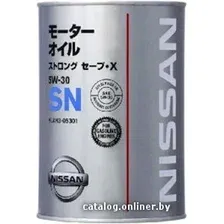 Моторное масло Nissan Strong Save X 5W-30 SN (KLAN3-05301) 1л