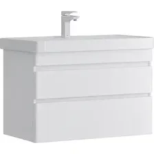 EQUIL Тумба с умывальником Eltoro White 70.2Y 9595 + Volna Найс 70 (подвесная)