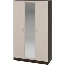 Шкаф распашной Тащи в дом Брио ШК 553 с зеркалом (венге/дуб белфорд)