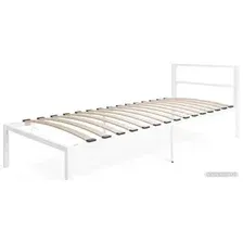 Кровать Князев Мебель Берта 90x200 БА.90.200.Б (белый муар)