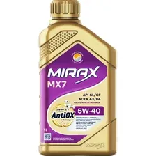 Моторное масло Mirax MX7 5W-40 SL/CF A3/B4 1л