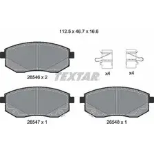 Тормозные колодки дисковые TEXTAR 2654601