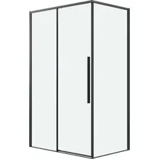 Душевой уголок Grossman Galaxy 100x90x195 120.K33.01.1090.21.00 (черный матовый/прозрачное стекло)