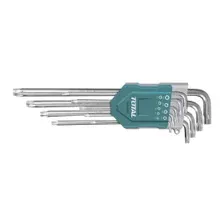 Набор ключей Torx T10-T50 длинных TOTAL THT106391 (9 шт)