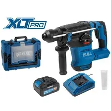 Аккум. перфоратор BULL CBH 1826 Xcase, XLTpro, БЕСЩЕТ., 18 В, 2.6 Дж, 26 мм, 1x4 А*ч, з/у (3 режима + Vario-lock, 3,2 кг)