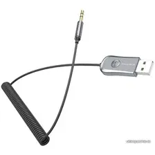 Адаптер Borofone BC44 3.5 Jack - USB Type-A (1.2 м, серый)