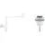 Сифон Wellsee Drainage System 182128003 (сифон, донный клапан, матовый белый)