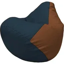 Кресло-мешок Flagman Груша Макси Г2.3-1507 (синий/коричневый)
