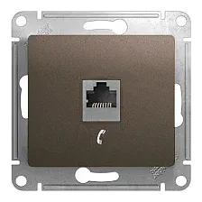 Розетка телефонная Systeme Electric Glossa GSL000881T