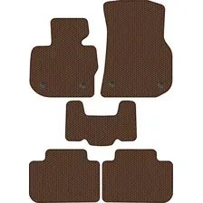 Комплект ковриков для авто Alicosta BMW X3 III (suv / G01) 2017 - 2021 (коричневый, сота)