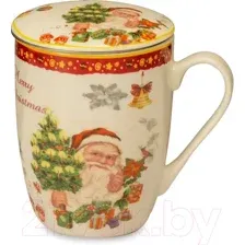 Кружка Lamart Noel Сюрприз Санта с елкой / LMR-22383