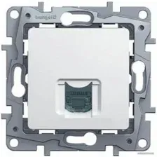 Розетка компьютерная Legrand Etika 672253 (белый)