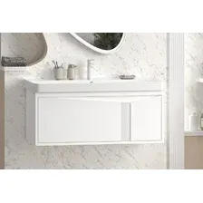 Brevita Тумба с умывальником Cascade 100 CAS-09100-011Я+RCW-1418100WH