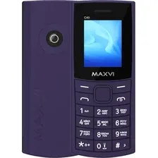 Кнопочный телефон Maxvi C40 (фиолетовый)