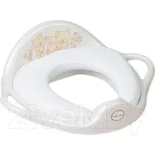 Детская накладка на унитаз Tega Мишка / MS-020-118 (белый жемчуг)
