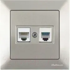Розетка Mutlusan Daria 2120 139 0183 (титан)