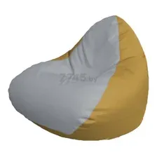 Бескаркасное кресло Flagman Relax P2.3-50 (белый/охра)