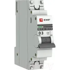 Выключатель автоматический EKF PROxima ВА 47-63 / mcb4763-1-03D-pro