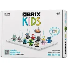 Конструктор QBRIX Kids Мир роботов 30026