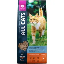 All Cats для стерилизованных кошек (Индейка) 2,4 кг
