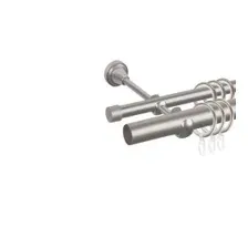 Карниз для штор настенный Ас Форос Grace D25Г/16Г Сатин 1,4м