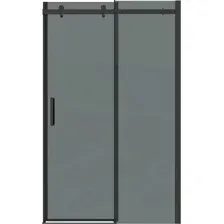 Душевая дверь Grossman Classic 100.K33.04.160.21.10 160х195 (черный матовый/стекло тонированное)
