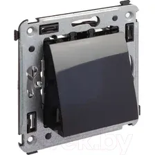Вывод кабеля DKC Avanti 4402983 (черный квадрат)