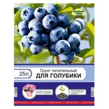 Грунт для голубики Живой мир "Гарантия качества" 25 л.