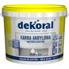 Краска Dekoral Polinak Plus Глубокоматовый 10 л (белый)