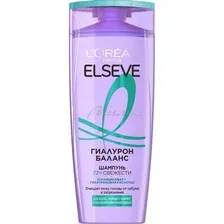 Шампунь ELSEVE Гиалурон баланс свежести 72 ч, 400 мл