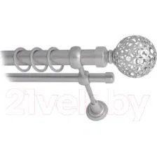 Карниз для штор Lm Decor Ажур 095 2р гладкий 25/16мм (сатин, 4м)