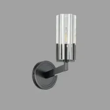 Бра Belfast Malone 6035-1 BL CL (черный/стекло)
