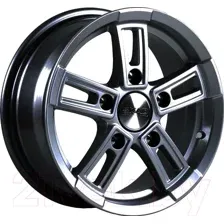 Литой диск SKAD Тор 15x6.5" 5x139.7мм DIA 98.5мм ET 40мм Графит