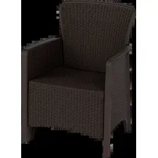 Кресло садовое Ротанг Лайт (мокко) М8909