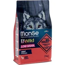 Сухой корм для собак Monge BWild Low Grain All Breeds Adult Deer (для всех пород с мясом оленя) 2.5 кг