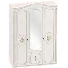 Шкаф Мебельград Верона 3-х дверный 152x58x230 (капучино/кофе)