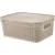 Корзина Keeplex Ajur с крышкой KL411511005 (бежевый топаз)