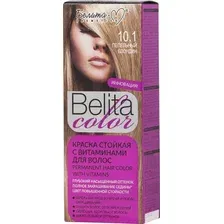 Крем-краска для волос Belita Color стойкая с витаминами 10.1 пепельный блондин