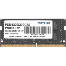 Оперативная память Patriot Signature Line 32GB DDR4 SODIMM PSD432G32002S
